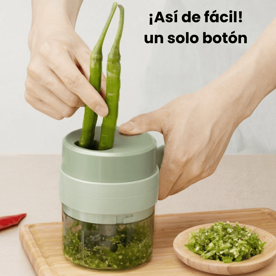 Cortador De Verduras Eléctrico Portátil