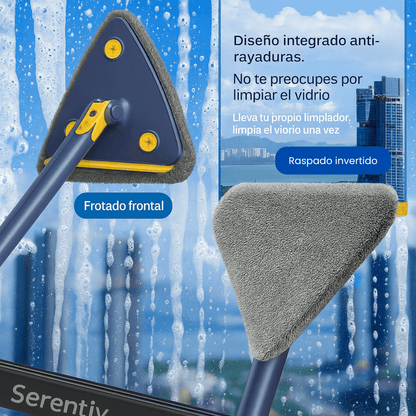 Trapeador triangular extensible 360