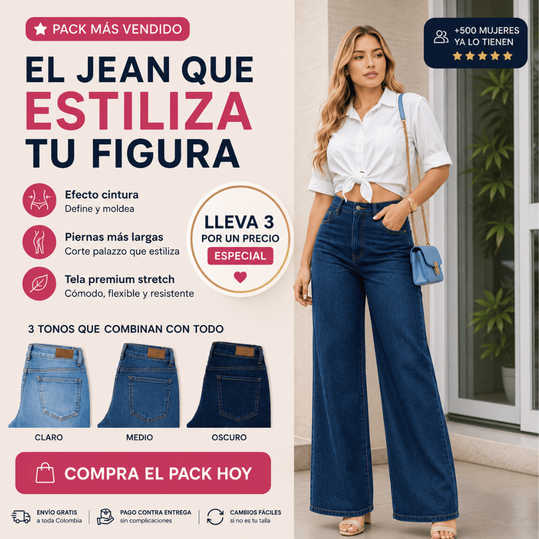 JEANS PALAZZO CLASSIC